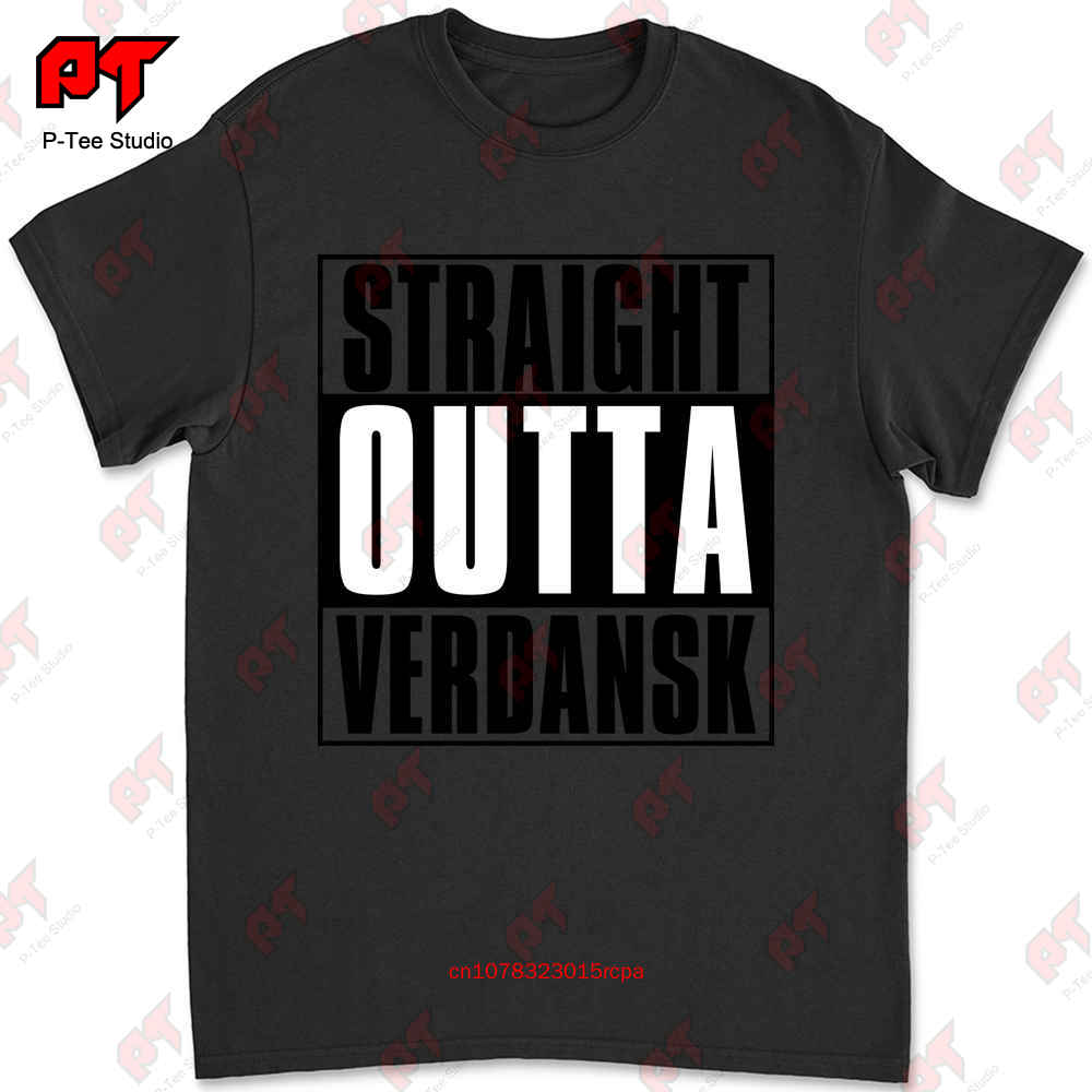 Gaming Duty Call Zone Of War Straight Outta Verdansk Tshirt S457