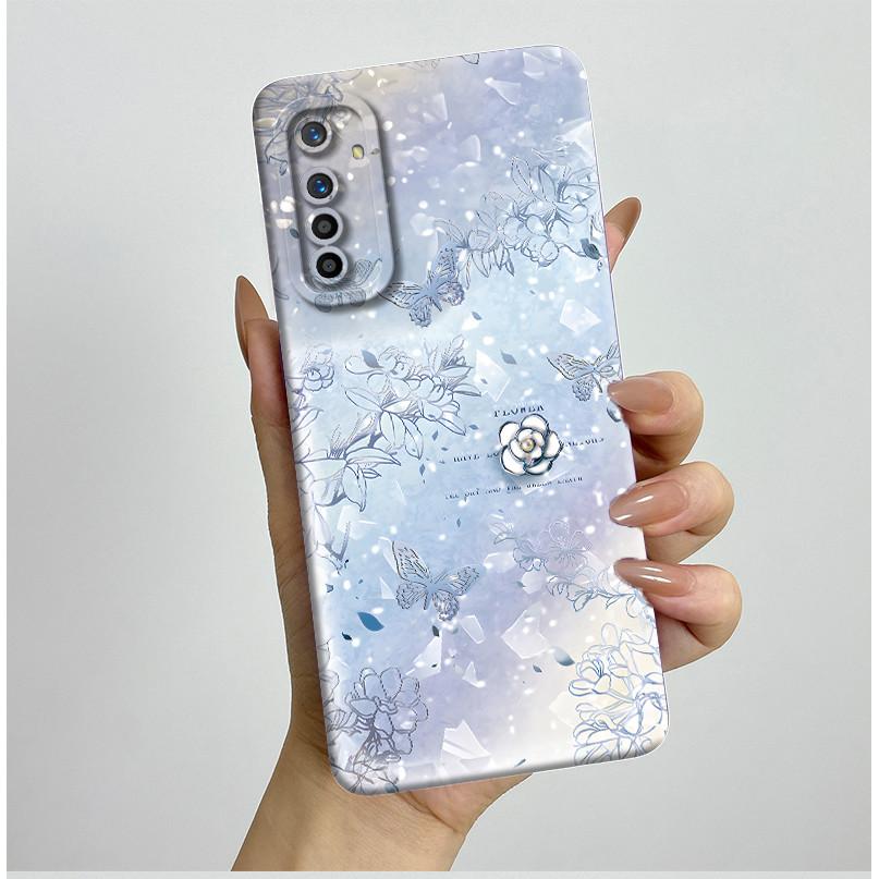 Для Realme X2 XT Чехол RMX1921 RMX1991 RMX1993 Красивые Цветы Силиконовый Мягкий ТПУ Ударопрочный Чехол для Телефона Для OPPO K5 Coque Fundas