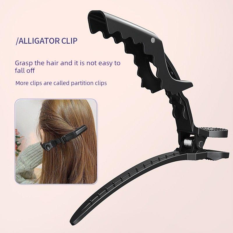 Professional Hair Salon Big Clip Hair Salon Large Crocodile Clip Barber Shop Tools Hot Dyeing Layered Partition 5 Pack
