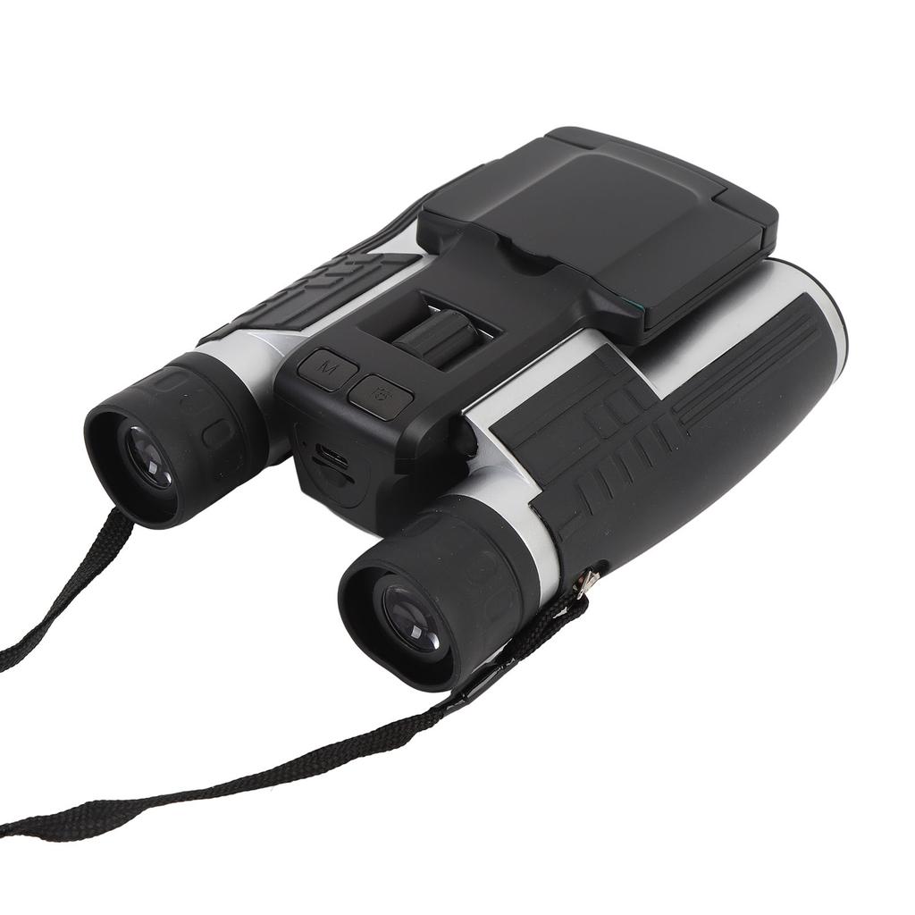 12x32 Binoculars with Camera 2.4 Inch Color Display 2.5K 48MP Video Photo Recorder for Bird Watching Travel 8X Digital
