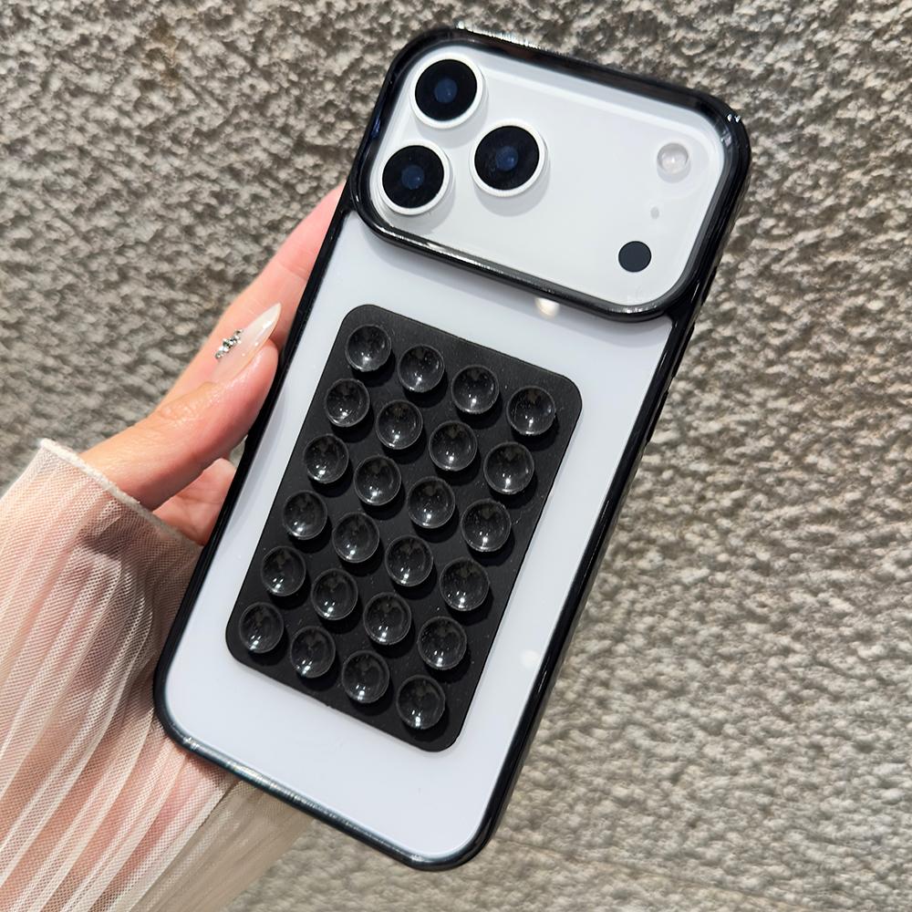3D присоска, конфетный цвет, чехол для телефона для iPhone 17 16 15 14 Pro Max Air 16e 11 12 13 7 8 Plus XS XR X SE, противоударный прозрачный чехол
