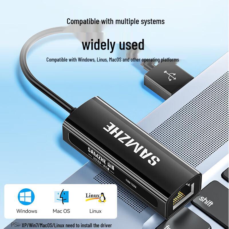 Shanze USB-адаптер Ethernet на RJ45 100 Мбит/с