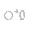 Silver Earrings with Cubic Zirconia (2081531)