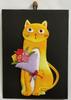 Bouquet of Tabby My Beloved Cat Chirimen Craft Kit Cats, Tapestry,