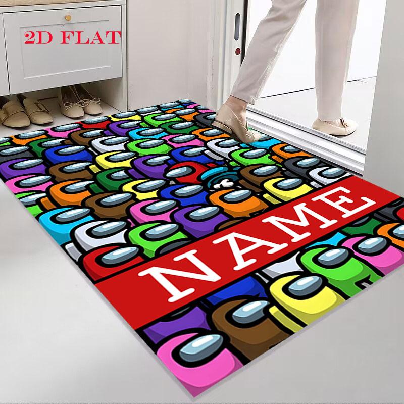 Custom Among Us Carpet Rug for Living Room Bedroom Home Sofa Decoration,Kids play Nonslip Floor Mat