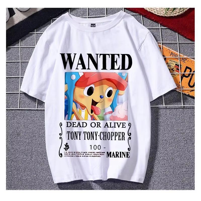 2026 ONE T-shirt Luffy Sauron Tide Brand Peripheral Clothes Unisex's and Women's Summer Short-sleeved Sports and Leisure Top Ins