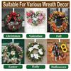 1/2/4pcs 12inch Wreath Hanger for Front Door Wreath Hook Over the Door Hanging Hook Household Multi-Purpose Storage Supplies