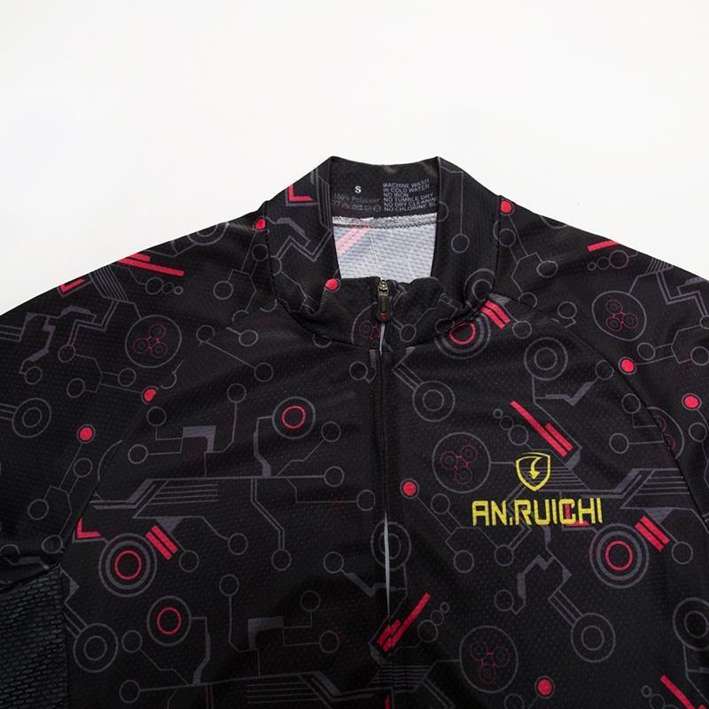 Трикотажные изделия для езды на велосипеде, комплект одежды для велоспорта, мужской/женский черный нагрудник с длинными рукавами, брюки, костюм для велосипедной одежды