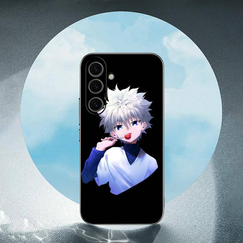 Аниме Hunter X Hunter Киллуа Золдик Для Samsung Galaxy S23 S24 S25 Ultra S22 Plus S21 Черный Мягкий Чехол Водонепроницаемый Мягкий Чехол
