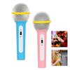 Игрушечный сценический микрофон Образовательный Имитация Легкий Пластиковый Ролевой Микрофон для Детей Реалистичная Игра Пение Ведение Интервью
