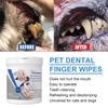  Pet Dental Finger Wipes for Dogs, Fresh Breath & Plaque Remover, Oral Care Finger Cots, Disposable No-Rinse Cleaning