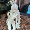 Аниме Игра Azur Lane MNF Le Malin Фигурка Ленивый Белый Кролик Наряд на коленях Модель Игрушка Подарок Фигурка