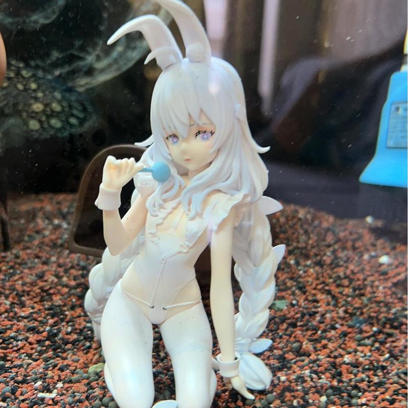 Аниме Игра Azur Lane MNF Le Malin Фигурка Ленивый Белый Кролик Наряд на коленях Модель Игрушка Подарок Фигурка