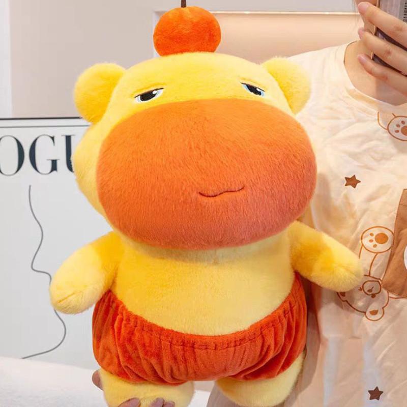 Оранжевая Милая Капибара Лулу Плюшевая Кукла Детская Игрушка-Компаньон Для Декора Комнаты