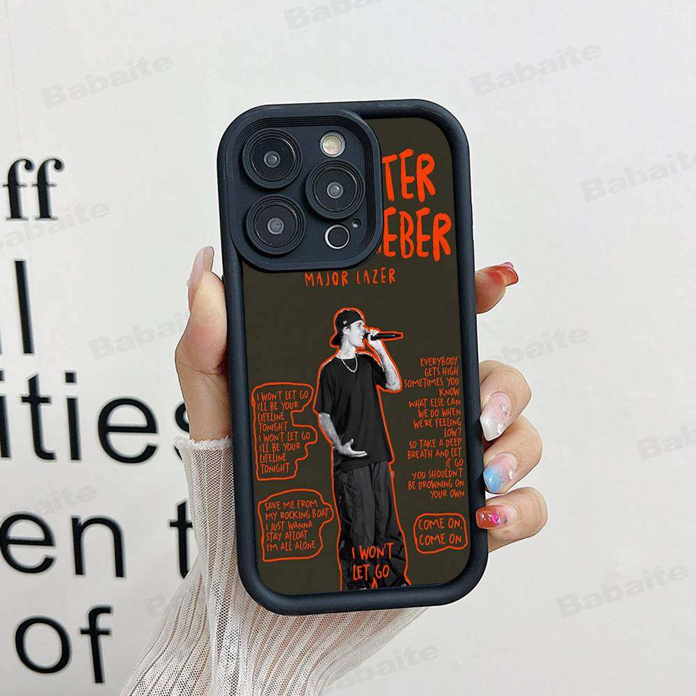 Чехол для телефона певца Джастина Бибера для iPhone 17 16 15 14 13 12 11 Pro Max, противоударный, мягкий