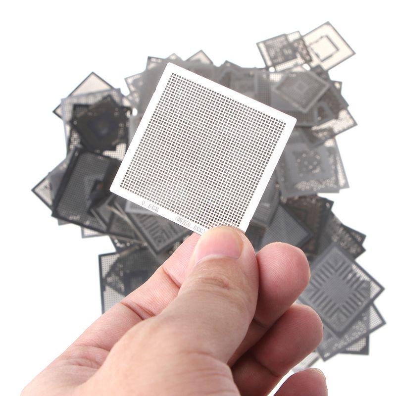 130 шт. трафареты для реболлинга BGA шаблоны паяльная стальная сетка прямой тепловой набор паяльная сетка инструменты для ремонта телефонов