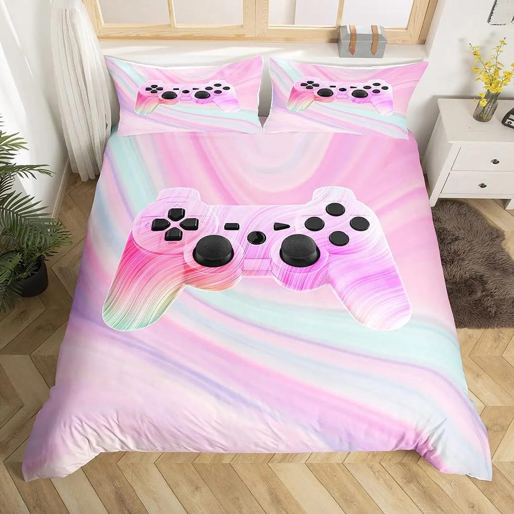 Skull Duvet Cover Golden Crown Bedding Set,3D Printed Halloween Skull With Two Beauty Quilt Cover Set,Crown Comforter Cover