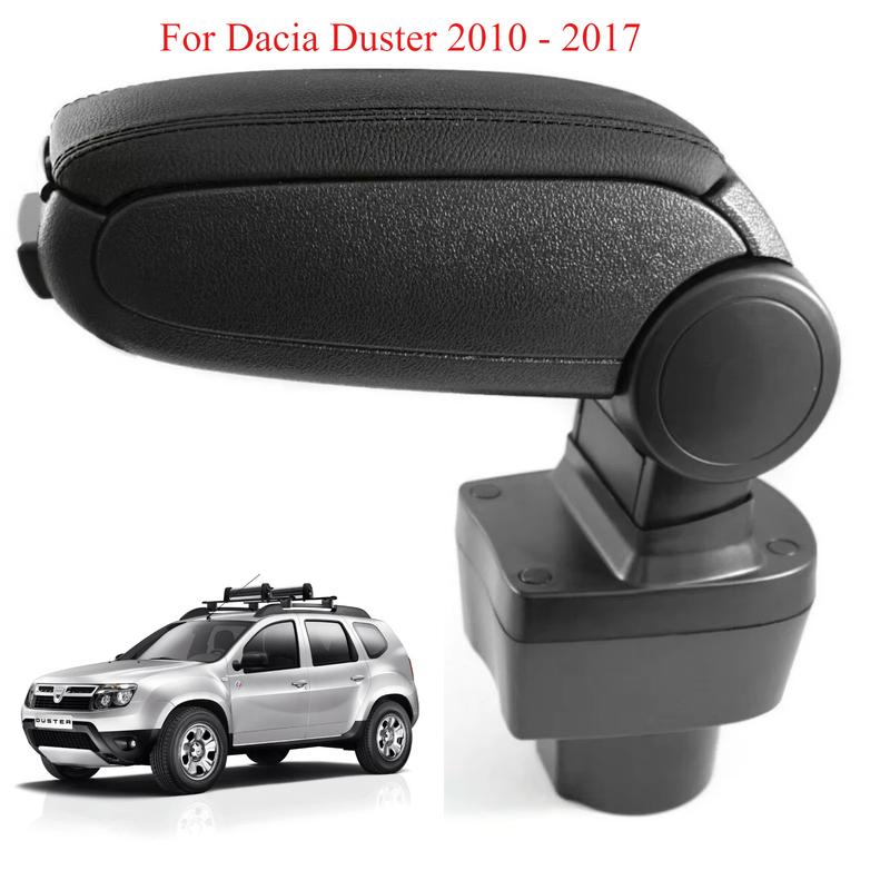 Для Dacia Duster 2010 - 2017 Подлокотник Подлокотник Ящик Центральной Консоли Черная Кожа Оригинальное Соединение Автомобильные Аксессуары для Интерьера LHD
