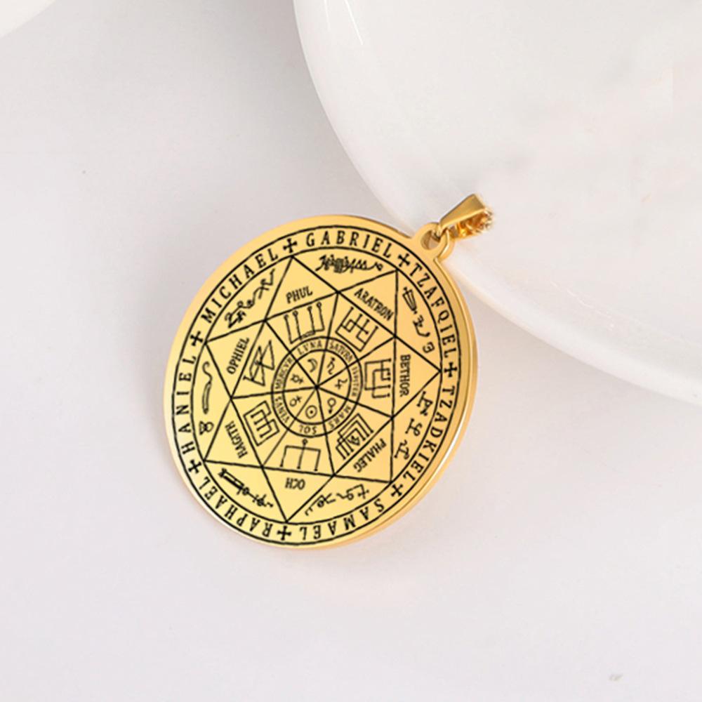 Ожерелье с пентаграммой викингов для мужчин и женщин из стерлингового серебра 925 пробы, ожерелье с пентаграммой из дерева жизни, золотая цепочка для мужчин