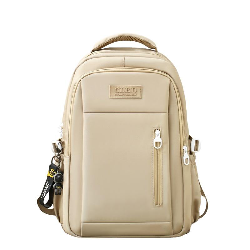 Школьный рюкзак для младших и старших школьников, рюкзак большой емкости, однотонный рюкзак