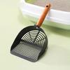 Cat Litter Scoop Stainless Steel Sifting Shovel with Long Handle Pet Waste Scoop Cleaning Tool for Cats Litter Box