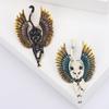 Personality Angel With Wings Cat Brooch Temperament Exotic Style Clothing Animal Pin Accessories