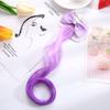 Korean Fashion Children's Girl Bowknot Braided Hair Rope Gradient Headdress Girl Hair Accessories