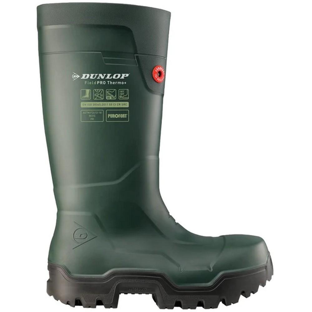 DUNLOP Защитные резиновые сапоги унисекс для взрослых FieldPro Thermo+
