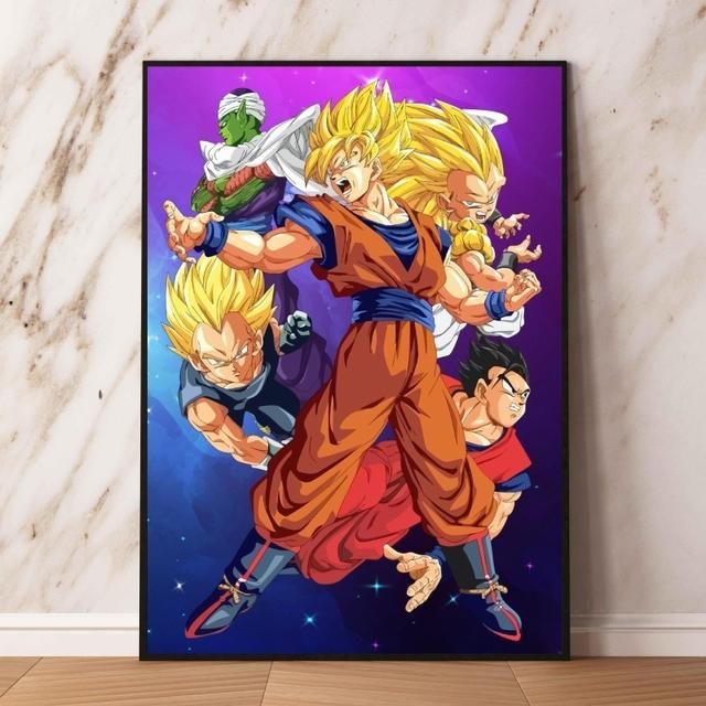 Холст с принтом Dragon Ball Carot, современный дом, гостиная, рождественский подарок, классическая наклейка на стену, высокая