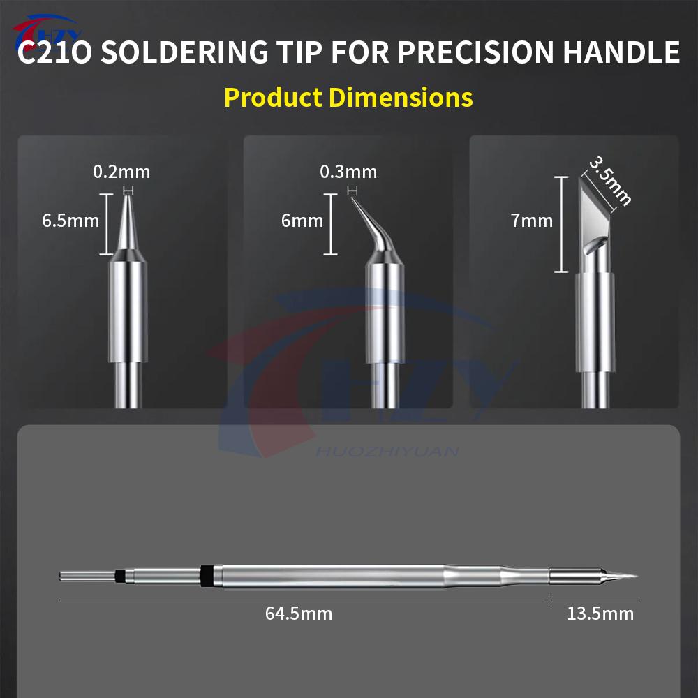 MECHANIC C210 Sereis Soldering Iron Tips C210-TS/TI/SK Replace Tip Universal Compatible T210 Soldering Station Welding Tools