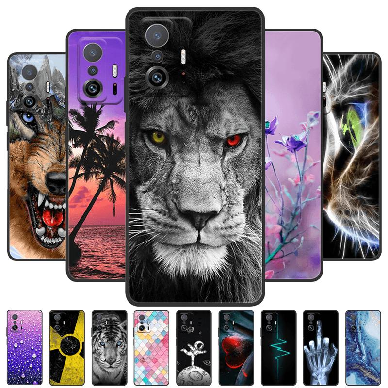 Чехлы Для Xiaomi Mi 11T Fundas Mi11T Pro Мраморный Ударопрочный Силиконовый ТПУ Чехол Для Телефона Для Xiaomi Mi 11 Ultra Черный Матовый Бампер