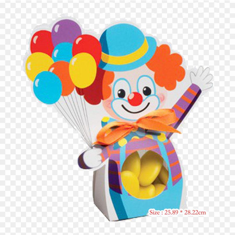 Clown Clown Balloon Iron On Heat Transfer Printing Vinyl Patches Sticker for Clothes DIY Appliques Washable Patches