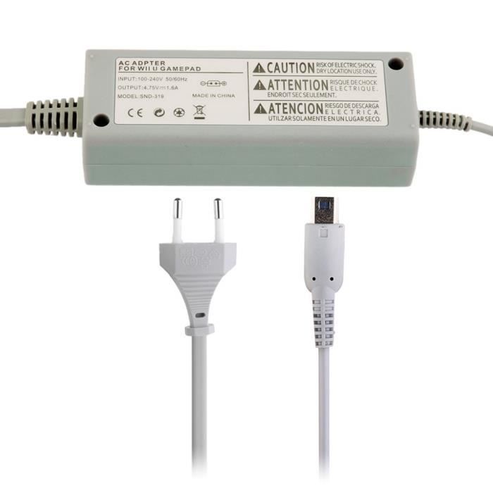 Сетевой адаптер - Nintendo - Wii U - Зарядное устройство - Проводной - Защита от короткого замыкания