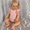 NPK 50cm Reborn Baby Toddler Girl Maddie Doll with Rooted Blonde Hair Soft Cuddle Body