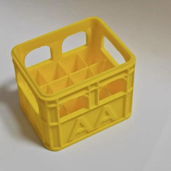 Коробка для хранения батареек с надежной защелкой, компактный органайзер для батареек