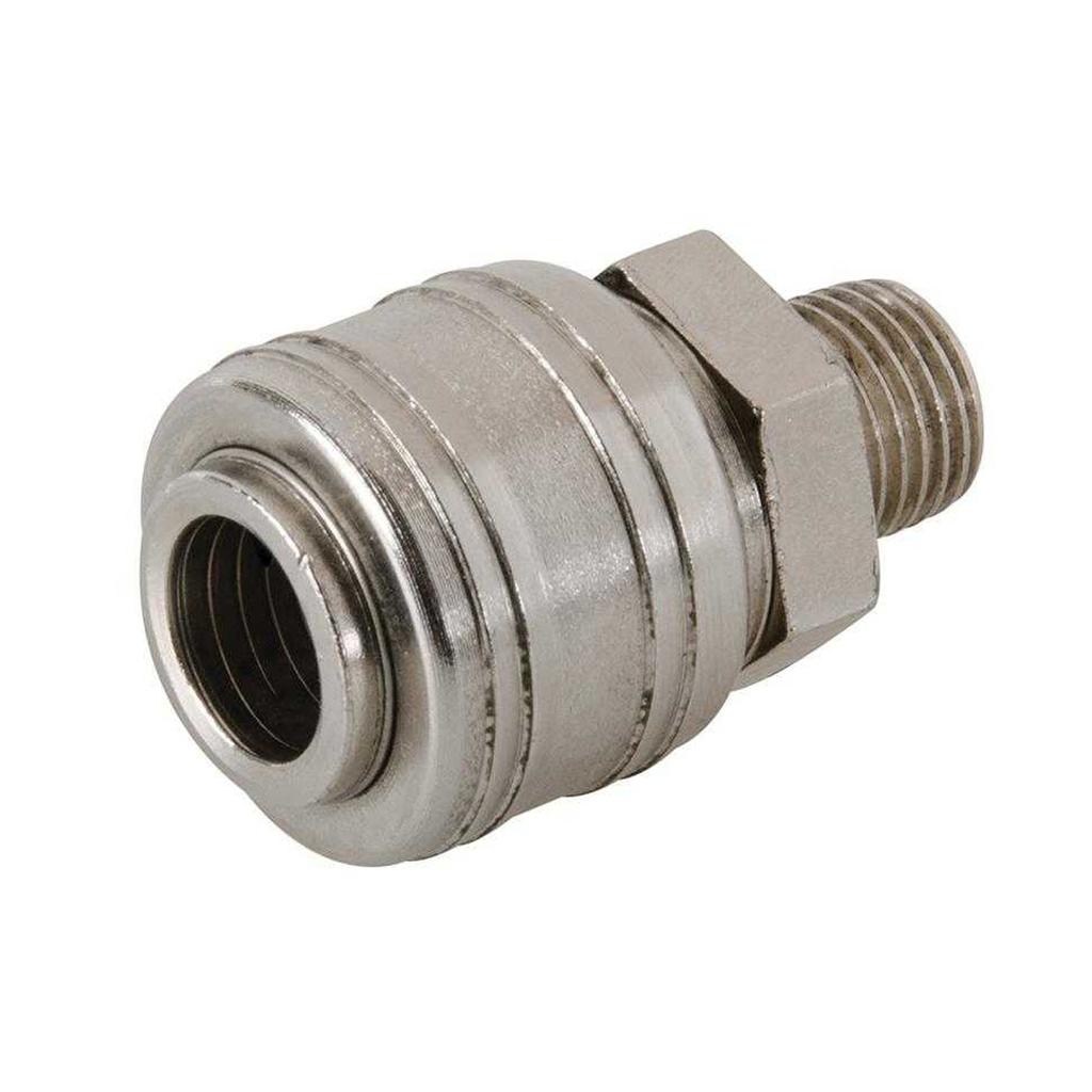 Silverline Euro Air Line Male Thread Quick Coupler