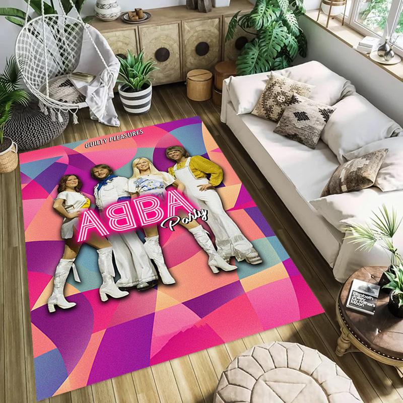 ABBA Iconic Music Legacy carpet Suitable for all seasons floor mats Christmas gifts Protective pad Dormitory decoration
