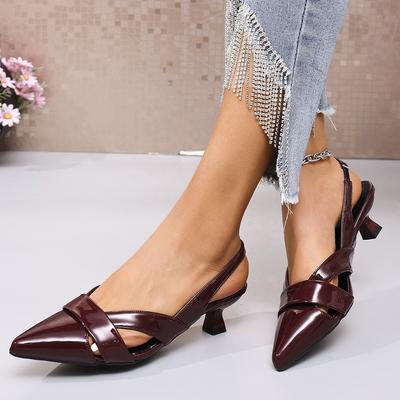 2025 новый летний женский дизайн sense ниша острый нос тонкий каблук темперамент универсальный мешок голова пустые сандалии