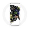 Coque pour Samsung Galaxy S6 Valentino Rossi Pilote de vitesse fond blanc