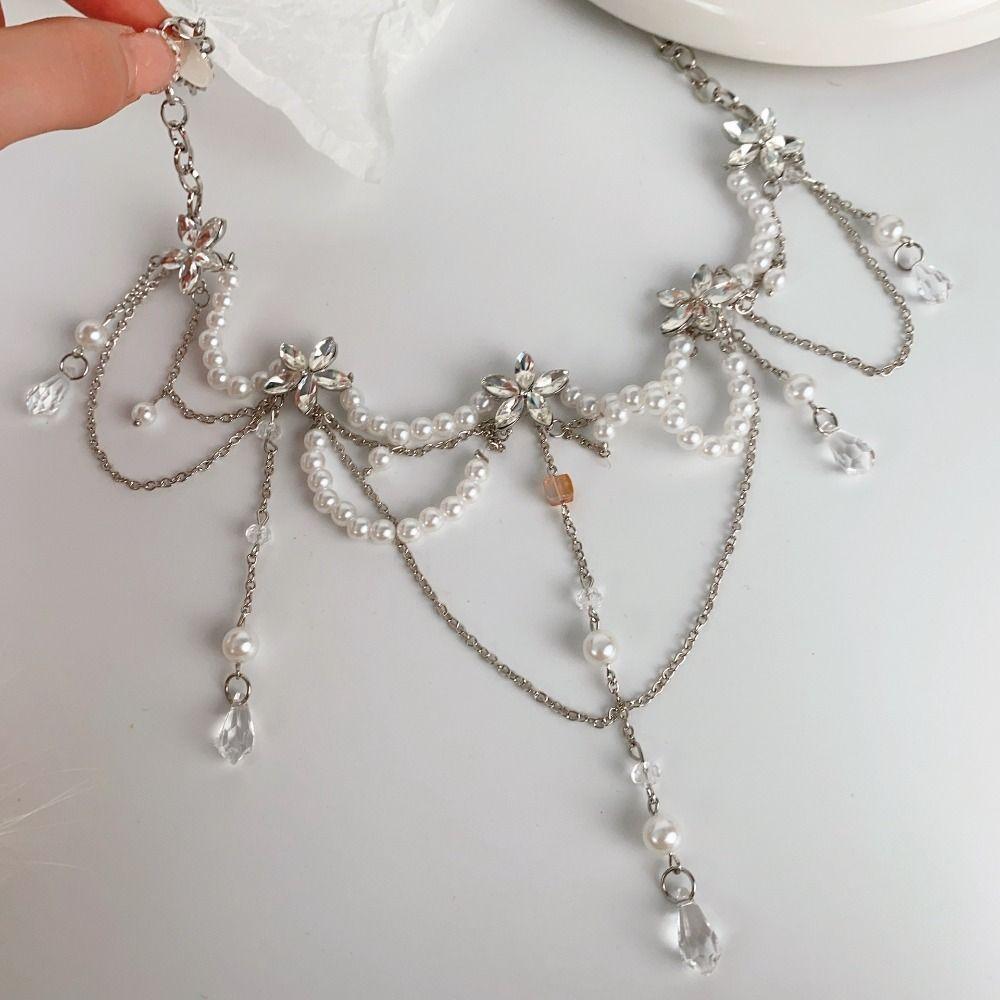 Elegant Pearl Waist Chains Versatile Hip Chain Fashion Body Jewelry Women