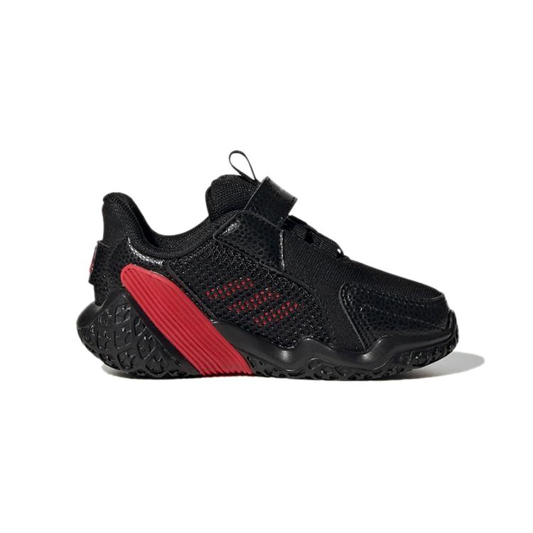 adidas 4Uture Износостойкие Низкие Детские Кроссовки Черные для Младенцев и Малышей G55307