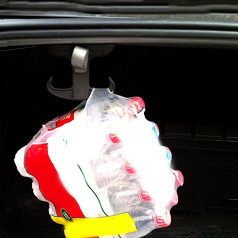 Крючок для автомобильного кошелька, задний багажник автомобиля крючок для кошельков и сумок, скрытые пластиковые крючки-вешалки для автомобильной сумки