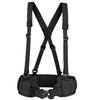 Tactical Battle Combat Air-soft Padded Equipment Molle Waist Belt with Adjustable Suspenders Free Straps