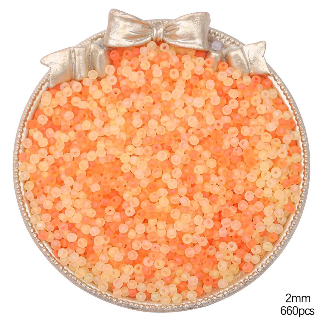 Высококачественные матовые стеклянные бусины-бисер разных цветов для изготовления украшений своими руками