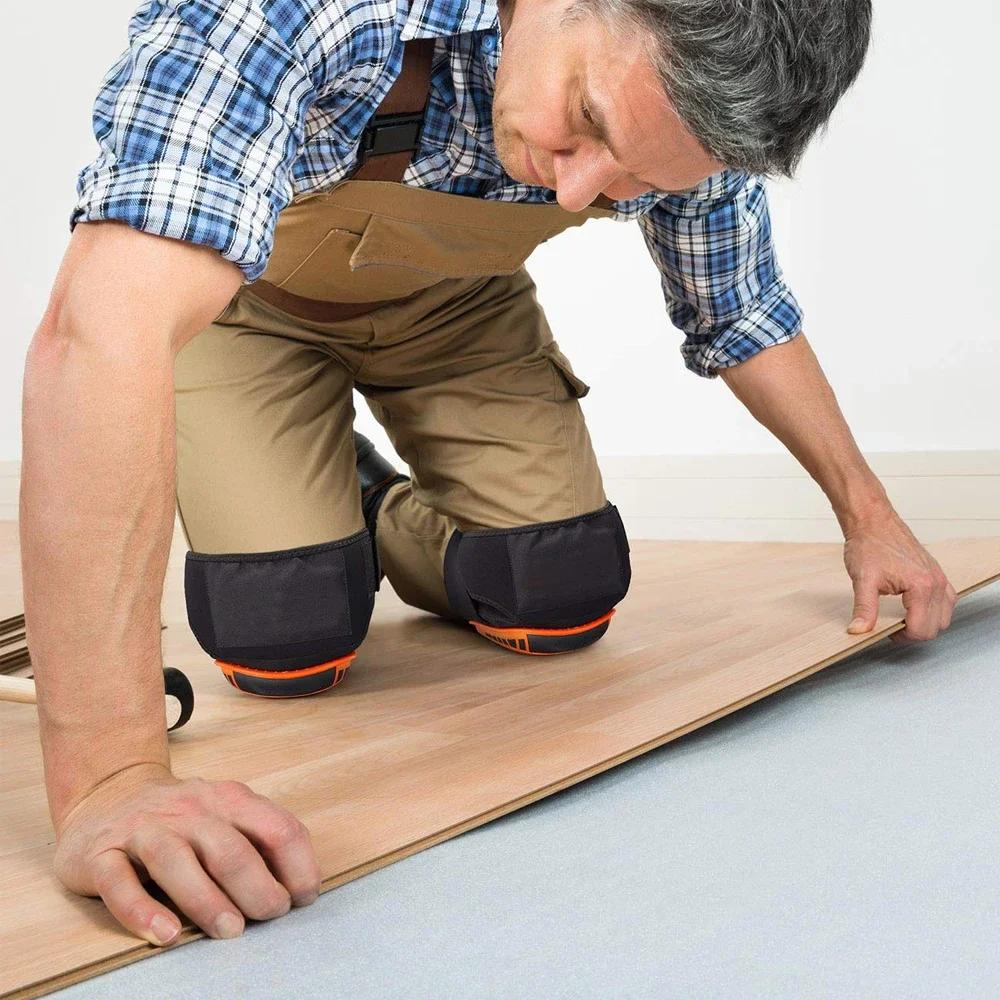 1 пара наколенников для работы на полу, строительные наколенники, прочные наколенники для работы с полом для мужчин и женщин, удобные наколенники для работы на полу