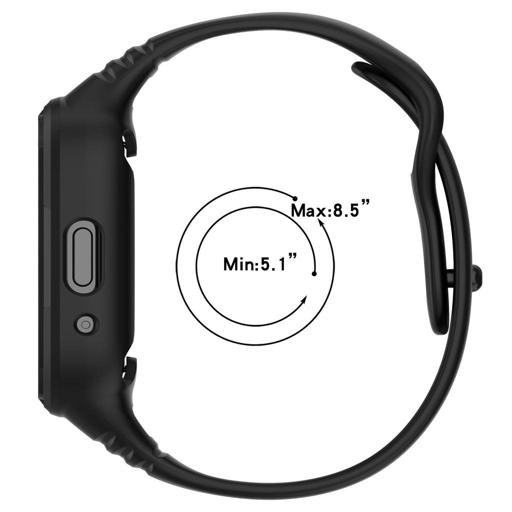 Силиконовый ремешок с чехлом для Redmi Watch 3 Active/Redmi Watch 3 Lite Замена ремешка Браслет Защитный чехол