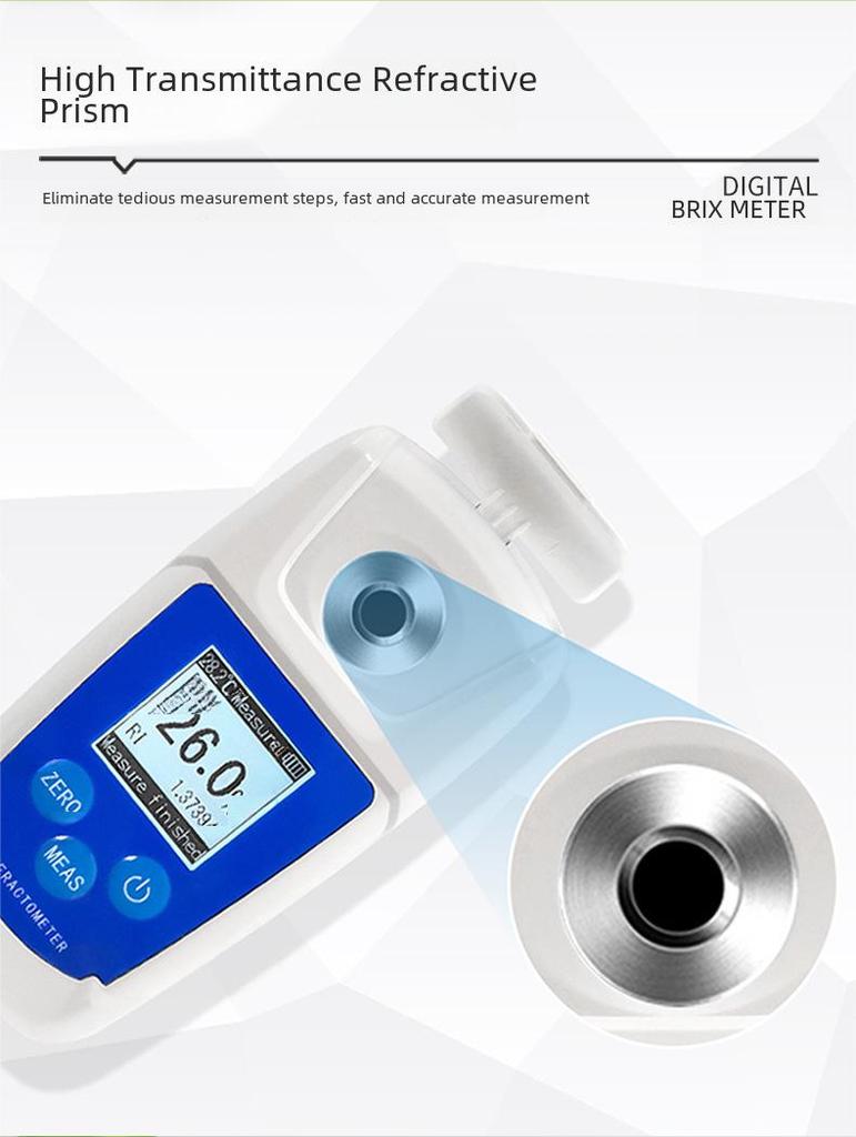 Цифровой дисплей Фруктовый и соковый сахаромет Рефрактометр
