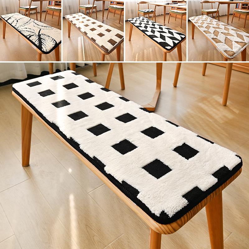 НОВЫЕ плюшевые подушки для скамьи разных размеров, нескользящие подушки на сиденье стула, дивана, подоконника, подушка для сиденья скамьи в ресторане, саду, качели