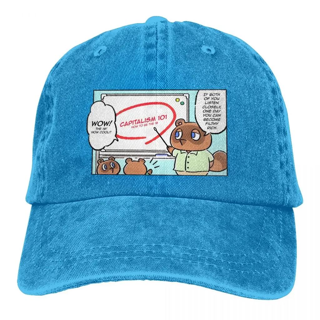 Игровая Разноцветная Шляпа с Козырьком Мужская Женская Ковбойская Шляпа Том Нук Учит Жизненным Урокам Бейсболки Козырек Защитные Шляпы