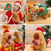 Adorable Christmas Series Capybara Plush Toy For Kids Featuring Soft Pp Cotton Filling And Cute Designs